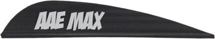 aae max stealth vanes for fletching arrow black 50 ct