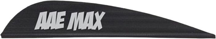 aae max stealth vanes for fletching arrow black 50 ct