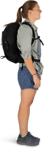 osprey tempest 20l backpack stealth black wxs/s