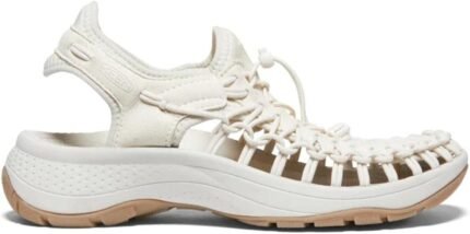 KEEN Women's Uneek Two Cord Sandals, Silver Birch, 8