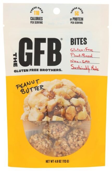 The GFB Gluten Free Bites Peanut Butter, 4 Oz