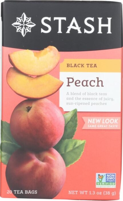 Stash Black Tea, Peach, 20 Ct 1.3 Oz