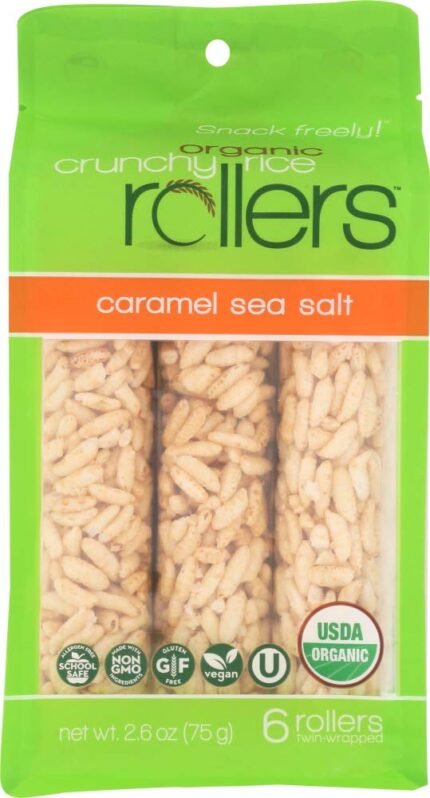 Crunchy Rice Rollers Organic Caramel Sea Salt, 2.6 Oz