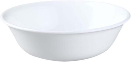 Corelle Vitrelle Glass Winter Frost Cereal Bowl, White, 18 Oz