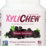 Xylichew Soft Chewing Gum, Black Licorice, 60 Ct