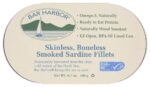 Bar Harbor Skinless Boneless Smoked Sardine Fillets, 6 Oz