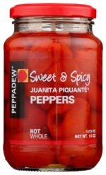 peppadew hot whole juanita piquante peppers 14 oz