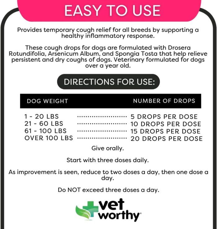 Vet Worthy Kennel Cough Drops, 0.5 Oz - Image 5