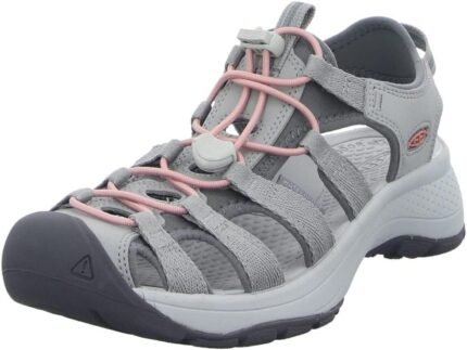 keen womens astoria west ct sandal grey coral 10