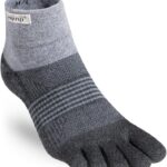 Injinji 2.0 Men's Trail Midweight MC Toesocks, Granite, M