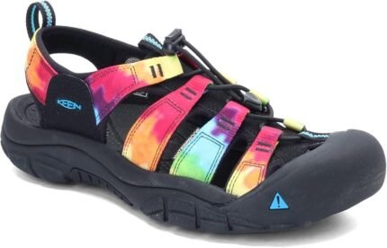 KEEN Women's Closed Toe Sandals, Original Tie Dye, 9