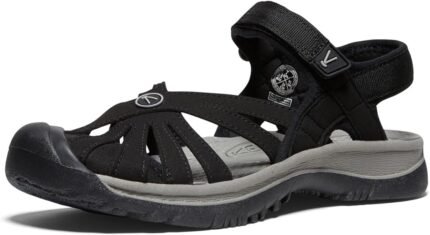 keen womens rose casual ct sandals neutral gray 7.5