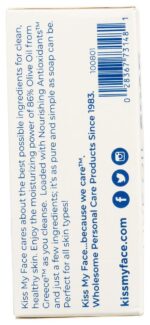 Kiss My Face Olive Oil Soap Fragrance Free, 8 Oz - Image 4