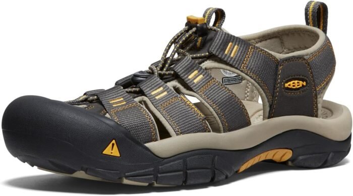 keen mens newport h2 ct water sandals aluminum 9.5