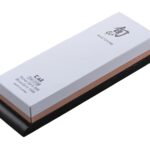 Shun Combination Whetstone, 300 & 1000 Grit, Light Gray, 6"