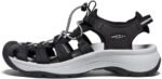keen womens astoria west ct sandal black grey 6