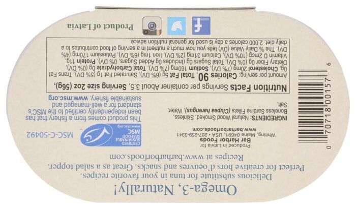 Bar Harbor Skinless Boneless Smoked Sardine Fillets, 6 Oz - Image 2
