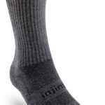 Injinji TRAIL Midweight Crew Coolmax Socks, Granite, M