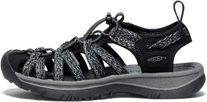 keen womens whisper ct sport sandal steel grey 6.5