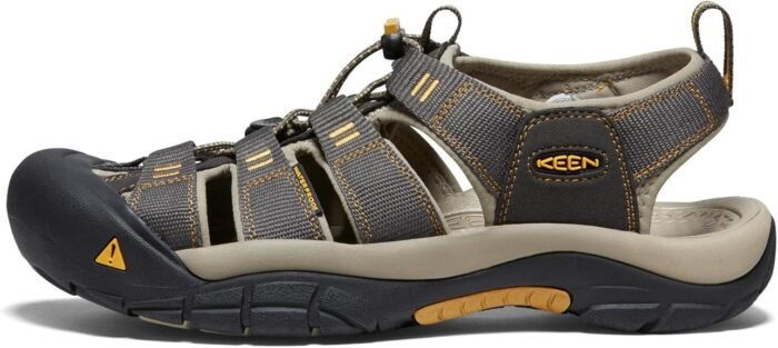 keen mens newport h2 ct water sandals aluminum 9.5