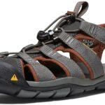 KEEN Men's Clearwater Sandals, Raven/Tortoise Shell,10