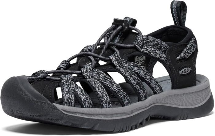 keen womens whisper ct sport sandal steel grey 6.5