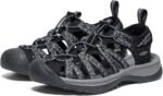 keen womens whisper ct sport sandal steel grey 7.5