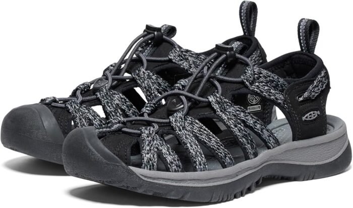 keen womens whisper ct sport sandal steel grey 7.5
