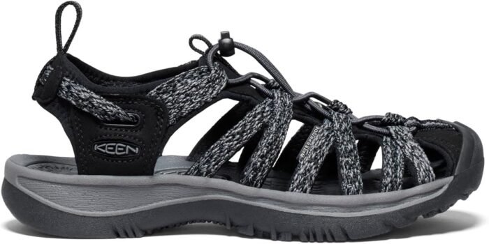 keen womens whisper ct sport sandal steel grey 7.5