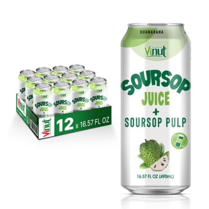 Vinut Soursop Juice Soursop Pulp, Guanabana, 16.57 Oz