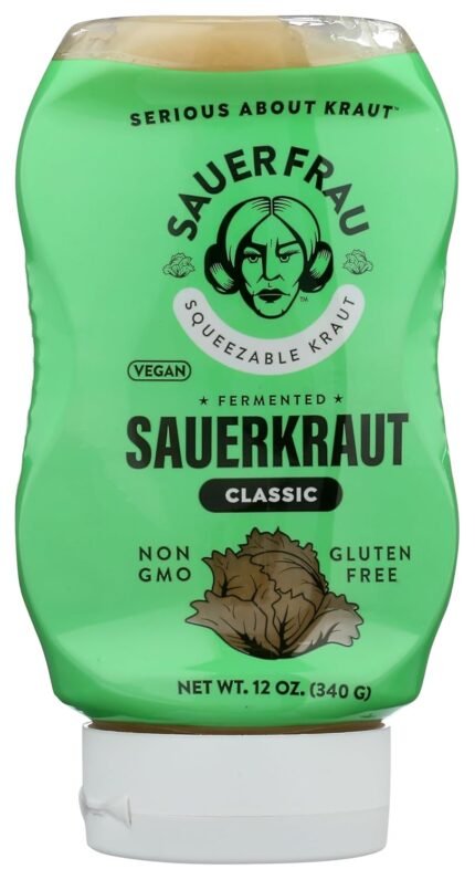 sauer frau squeezable sauerkraut classic 12 oz