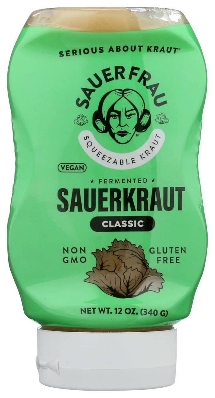 sauer frau squeezable sauerkraut classic 12 oz