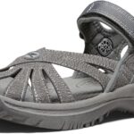 KEEN Women's Closed Toe Sandals, Gargoyle/Raven, 9