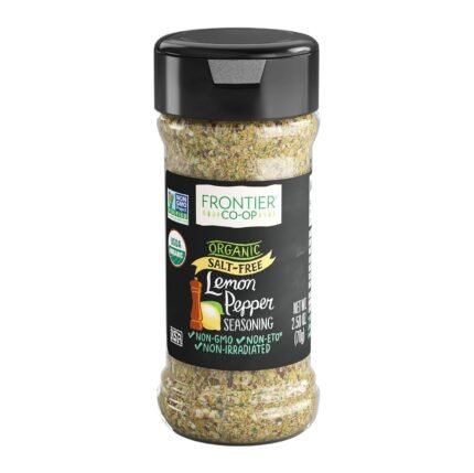 frontier co op organic lemon pepper seasoning 2.5 oz