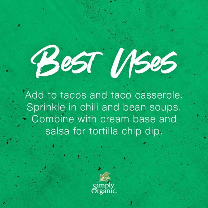 simply organic southwest taco seasoning mix pack