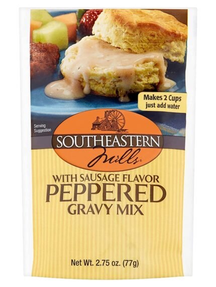 southeastern mills peppered gravy mix w sausage flavor
