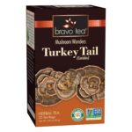 Bravo Tea Turkey Tail Mushroom Herbal Tea, 1.06 Oz 20 Ct