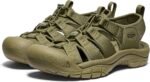 keen mens newport h2 closed toe water sandals monochrome olive drab 9.5