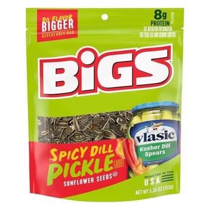 bigs spicy dill pickle sunflower seeds pack