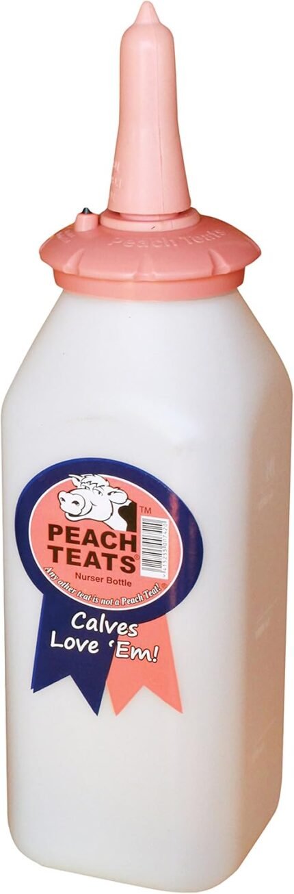 Peach Teats Standard Nursing Bottle, Pink, 2 Liters