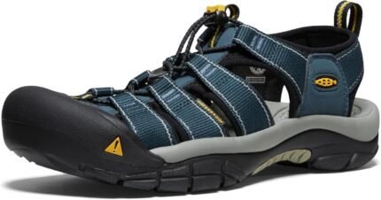 KEEN Men's Water Sandals, Navy/Medium Grey, 9.5