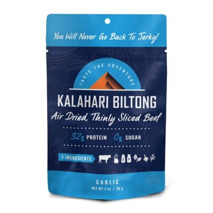 kalahari bitong garlic air dried thinly sliced beef 2 oz