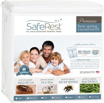 SafeRest Premium Thick Box Spring Encasement, 9"