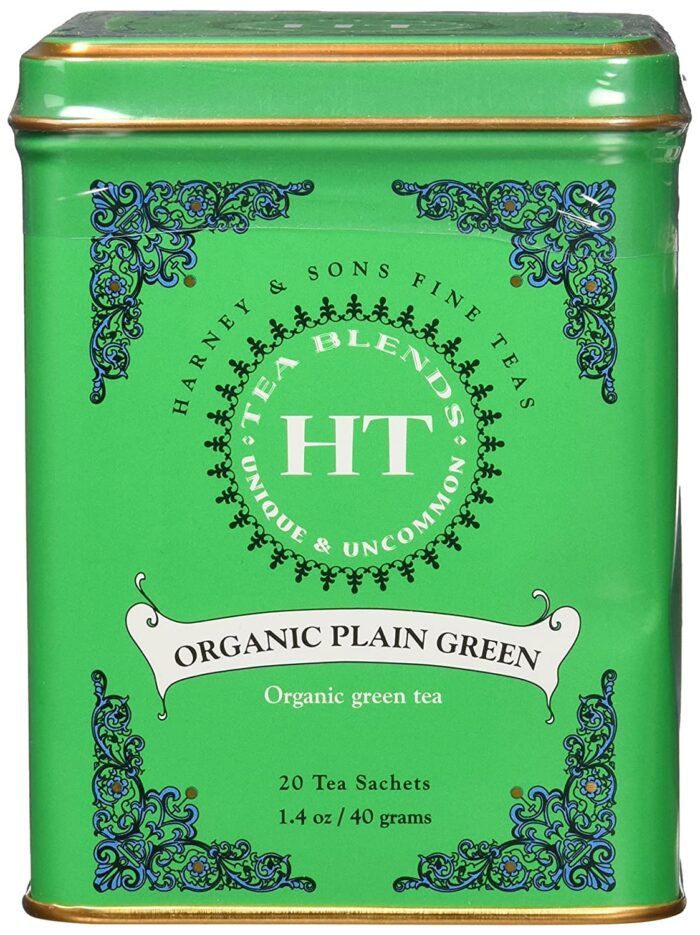 Harney & Son's Organic Plain Green Tea, 1.4 Oz 20 Ct - Image 1