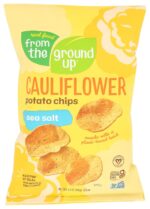 real food form the ground up cauliflower chips sea salt 3.5 pack