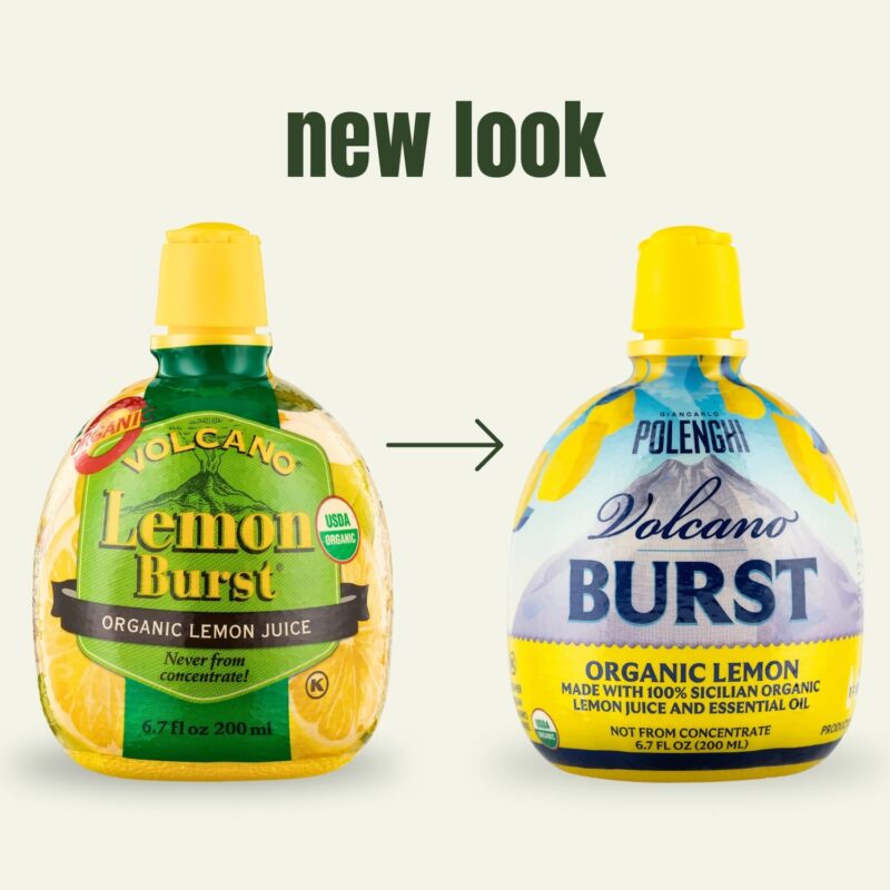 volcano organic lemon juice 6.7 oz