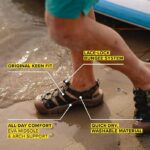 KEEN Men's Water Sandals, India Ink/Rust, 17 - Image 4