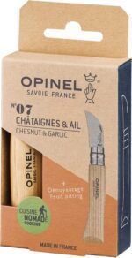 OPINEL No.7 Folding Chestnut and Garlic Wood Handle - Image 3