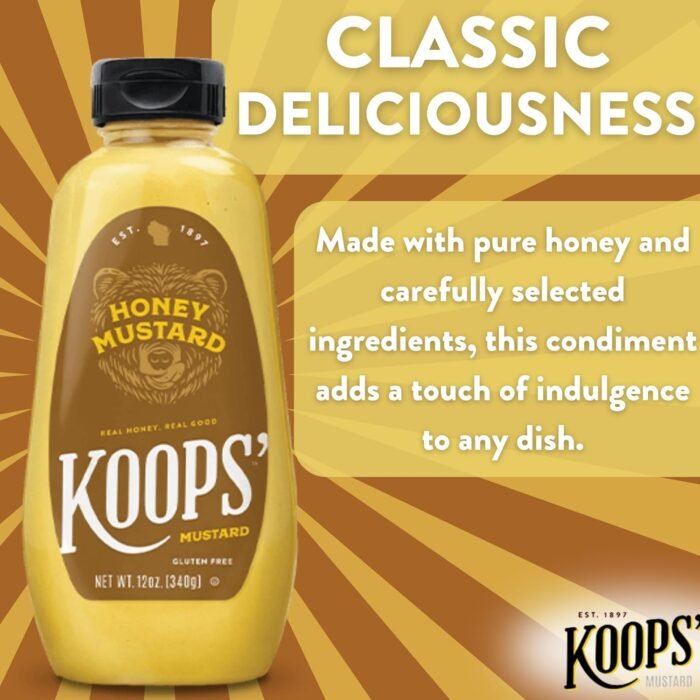 koops honey mustard 12 oz