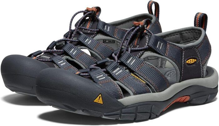 KEEN Men's Water Sandals, India Ink/Rust, 17 - Image 6